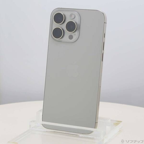 ソフマップ 〔中古品〕 iPhone15 Pro Max 256GB ナチュラルチタニウム MU6R3J／A SIMフリー【344】
