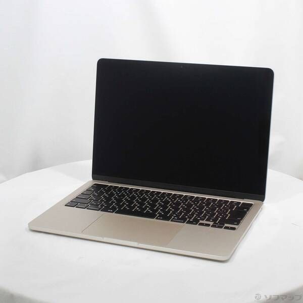 ソフマップ 〔中古品〕 MacBook Air 13.6-inch Late-2024 MC8J4J/A Apple M3 8コアCPU_8コアGPU 16GB SSD256GB スターライト 〔26.3 Tahoe〕【297】