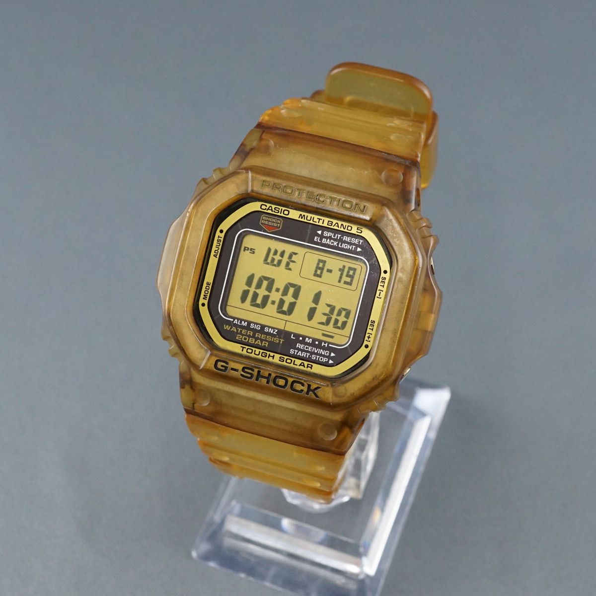 카시오 G-SHOCK 카시오 글로리어스 골드 글로리어스 골드 GW-M5625E 시계 중고 아이템 25주년 기념 디지털 터프 솔라 컴플리트 아이템 X0833