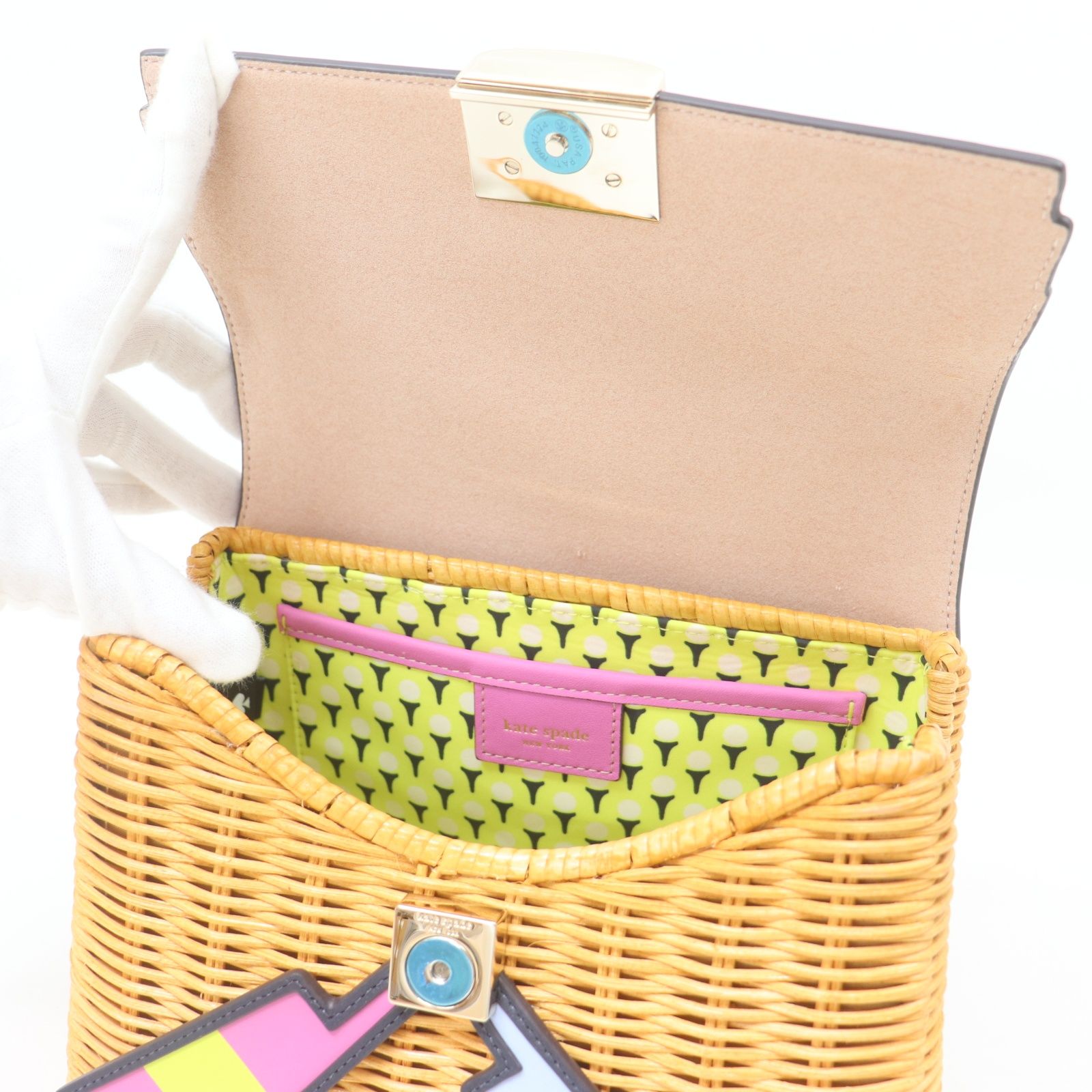 未使用 kate spade NEW YORK 3D ハンドバッグ ウィンドミル ITGZ4L2QFY0O 美品 kate spade ケイトスペード ニューヨーク ティー
