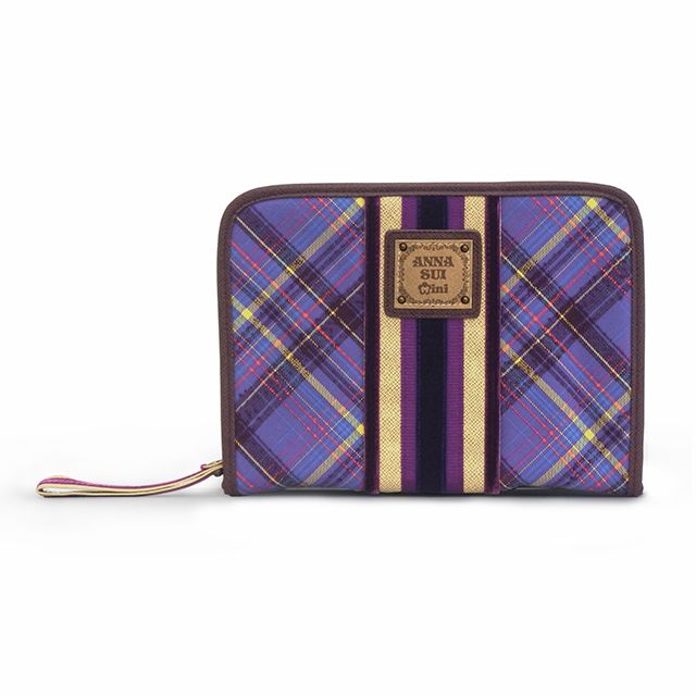 アナスイミニ ANNA SUI MINI チェック柄 ジャバラ母子手帳ケース ansimi-7033561-60