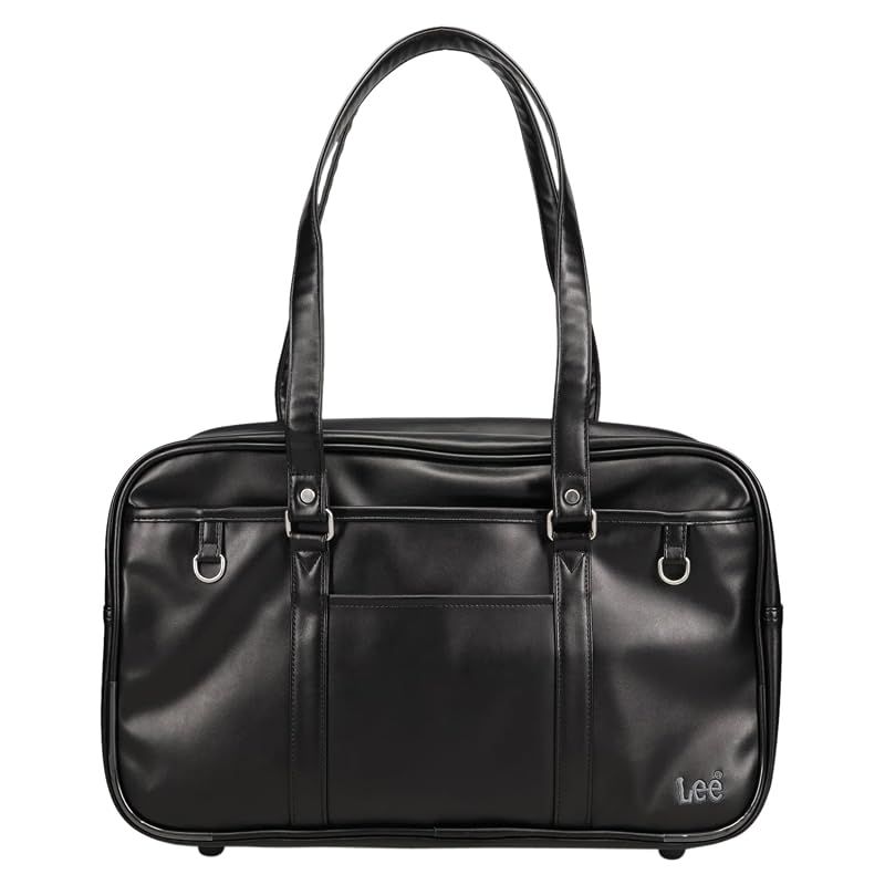 【新品】 [リー] スクールバッグ ボストンバッグ A4 合皮320-4882 スクバ 男女兼用 通勤 通学 部活 放課後 お祝い シンプル 肩掛け (【15】 ブラック/グレー) 1 8,734円