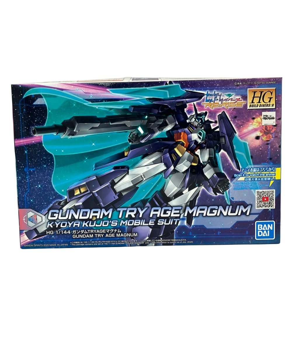 Bandai Gundam Build Divers Re:RISE HG 1/144 Gundam TRYAGE Magnum Plastic Model
