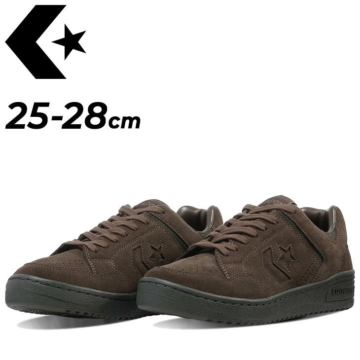 コンバース スニーカー メンズ converse WEAPON SUEDE OX スエード ローカット コートシューズ メンズ靴 クラシック レトロ コートスタイル ダークブラウン スエードスニーカー 紳士靴 くつ/3370289 9,395円