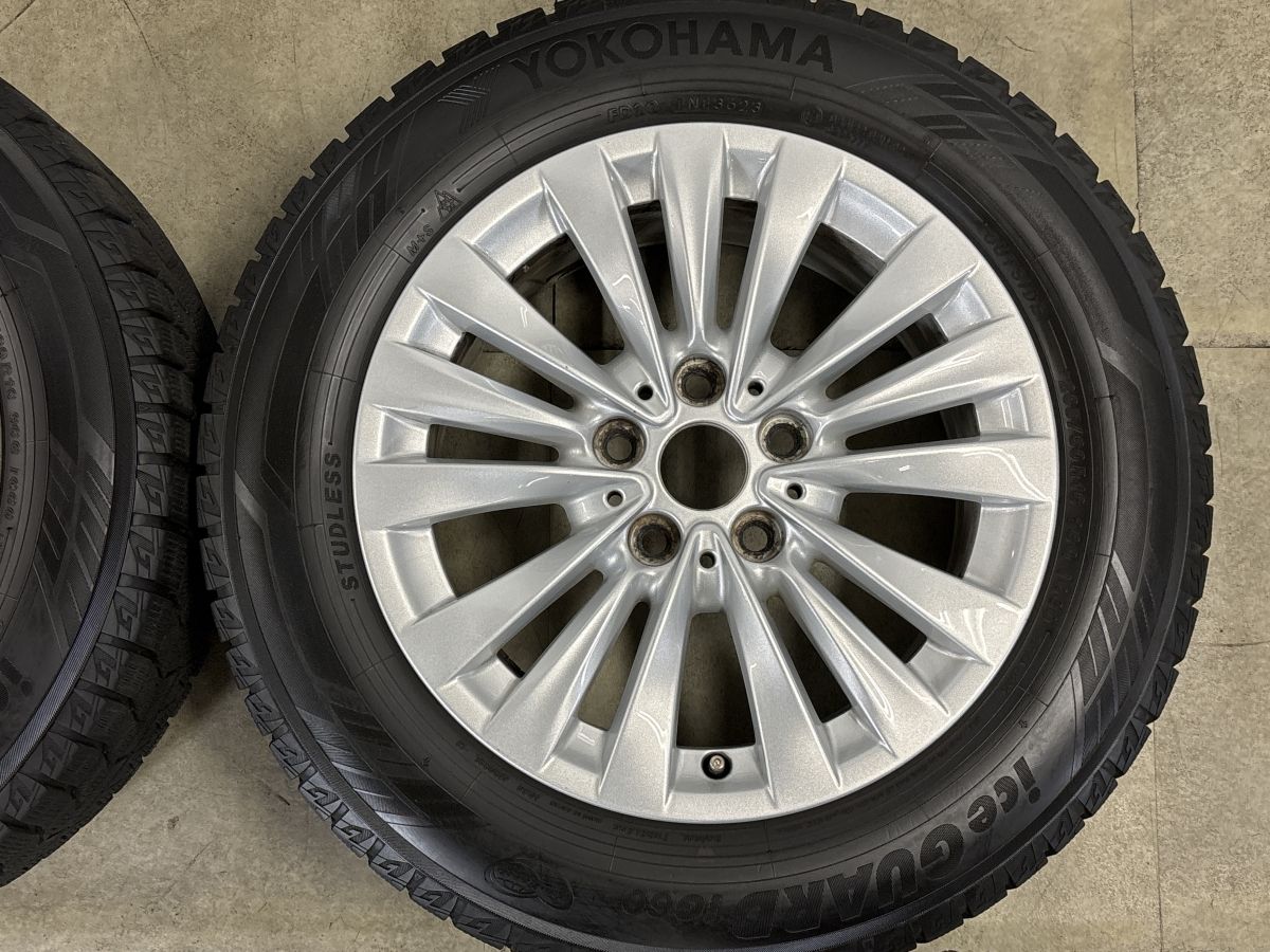 【バリ溝】BMW F45 F46 2シリーズ アクティブツアラー グランツアラー 純正 16in 7J +52 2023年製 ヨコハマ 205/60R16 マルチスポーク475