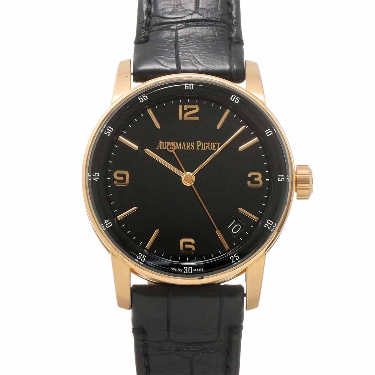 オーデマピゲ AUDEMARS PIGUET CODE 11.59 15210OR.OO.A002CR.01 メンズ 腕時計 デイト ブラック オートマ 自動巻き ウォッチ 90336711