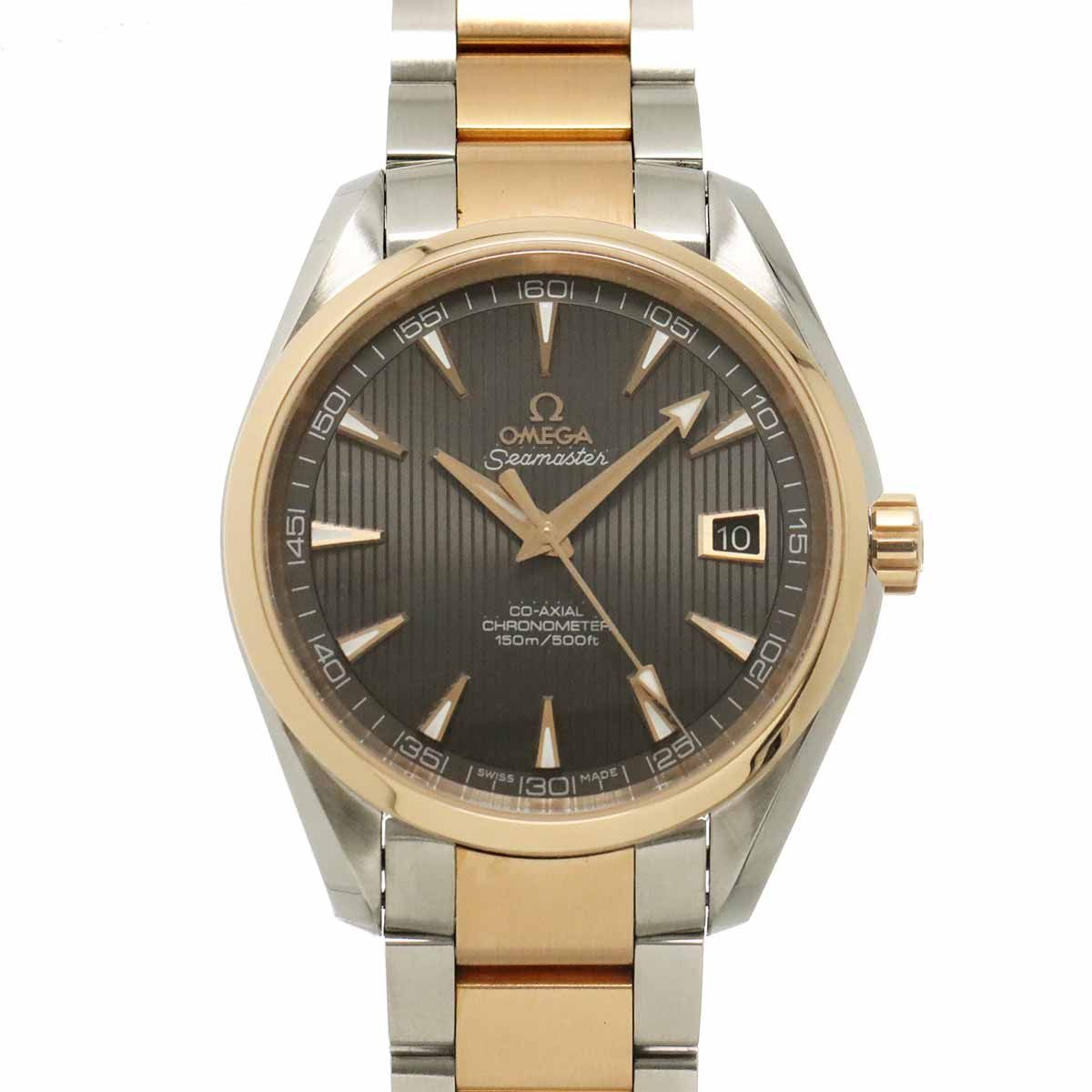 オメガ OMEGA シーマスター アクアテラ 150M コーアクシャル クロノメーター コンビ 231 20 42 21 06 001 PG Seamaster 90337631