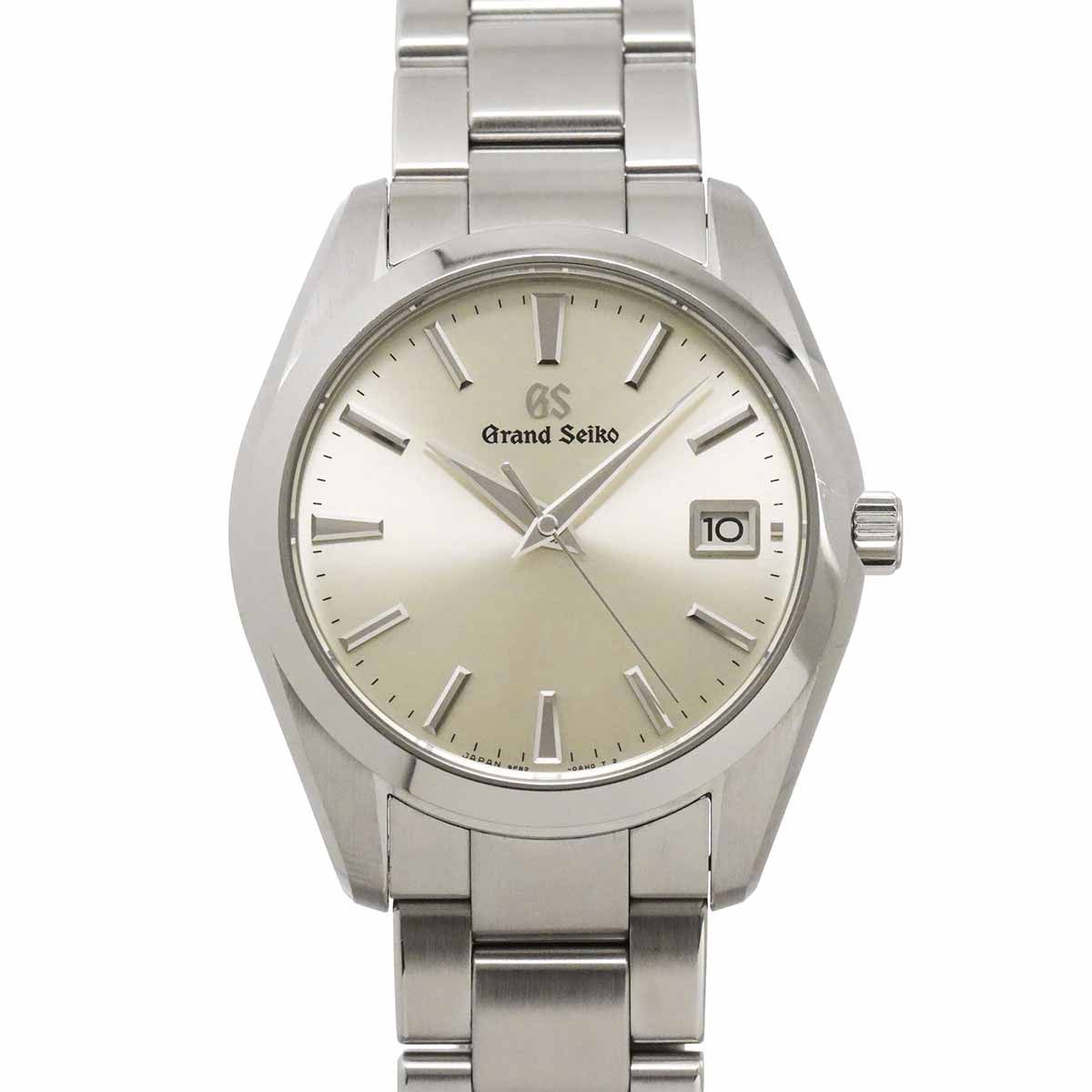 グランドセイコー GRAND SEIKO SBGV221 メンズ 腕時計 9F82-0AF0 デイト シルバー クォーツ ウォッチ 90338449