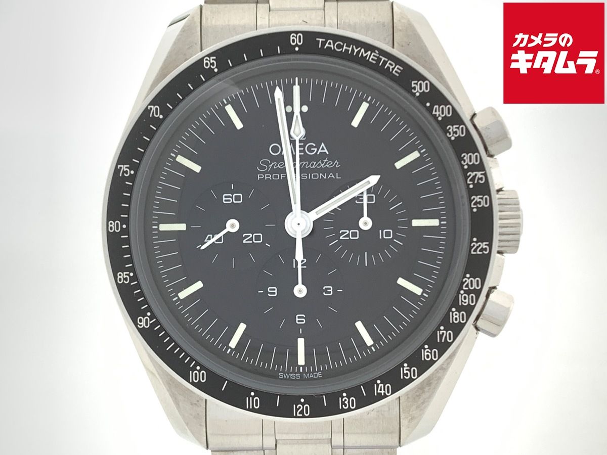 【中古】 【良品】 オメガ(OMEGA) スピードマスター プロフェッショナル ブラック 310.30.42.50.01.001 ステンレススティール