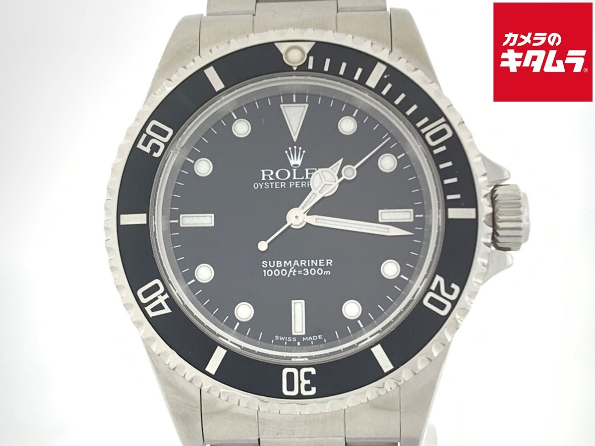 【中古】 【並品】 ロレックス(ROLEX) サブマリーナー ブラック 14060M ステンレス ノンクロノメーター