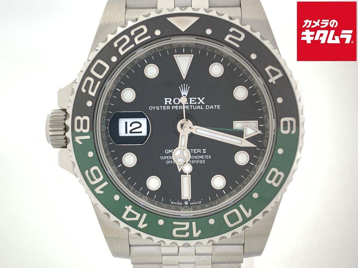 【中古】 【新品同様】 ロレックス(ROLEX) GMTマスターII ブラック 126720VTNR ステンレス JB