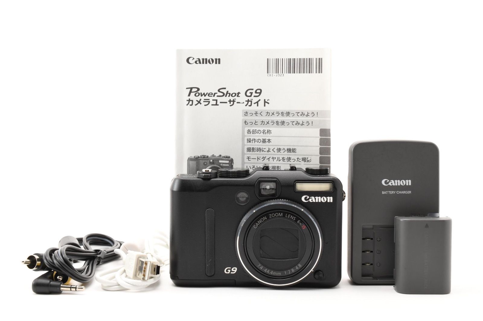 Good Canon Canon PowerShot G9 PC1250 Black Power Shot Compact Digital Camera #4754