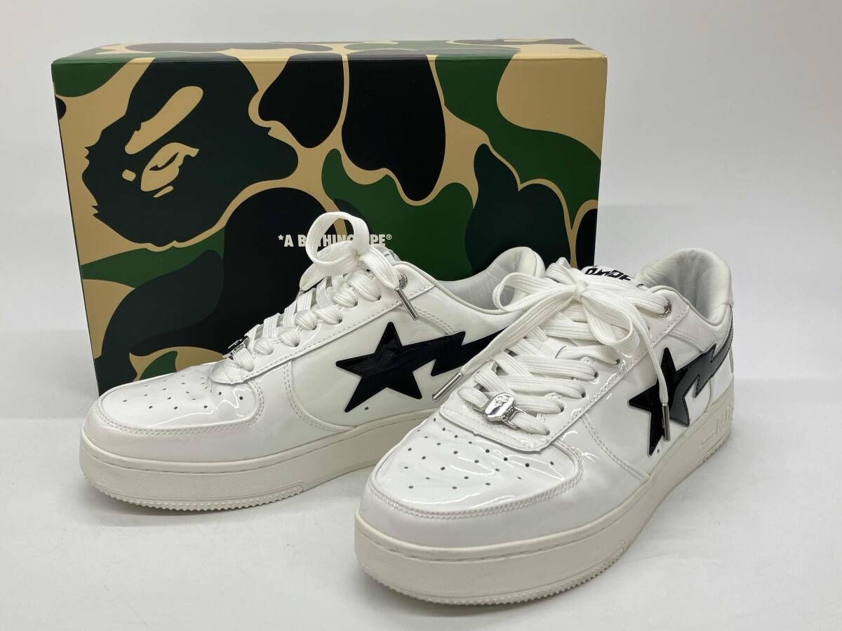 A BATHING APE BAPE STA #2 1M30191302 ア ベイシング エイプ US11 29cm ローカットスニーカー ホワイト