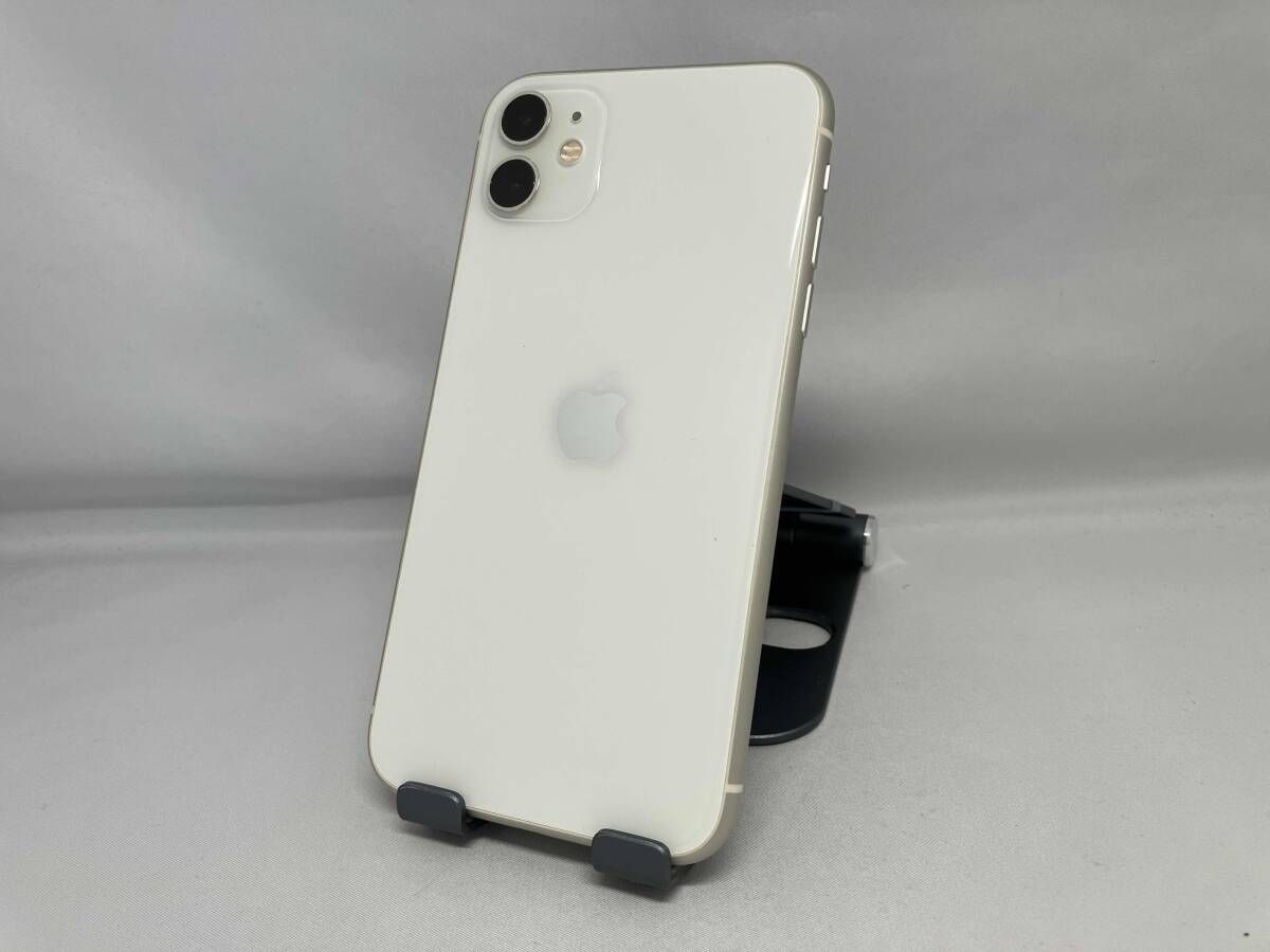 au 【SIMロックなし】MWLU2J/A iPhone 11 64GB ホワイト au 18,265円