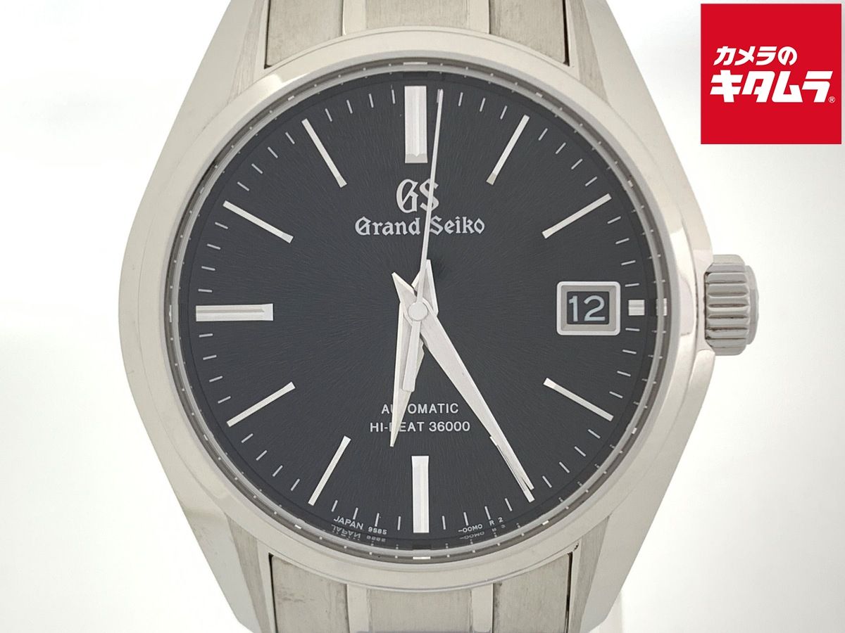【中古】 【美品】 グランドセイコー メカニカル ブラック SBGH205/9S85-00M0 ステンレススティール