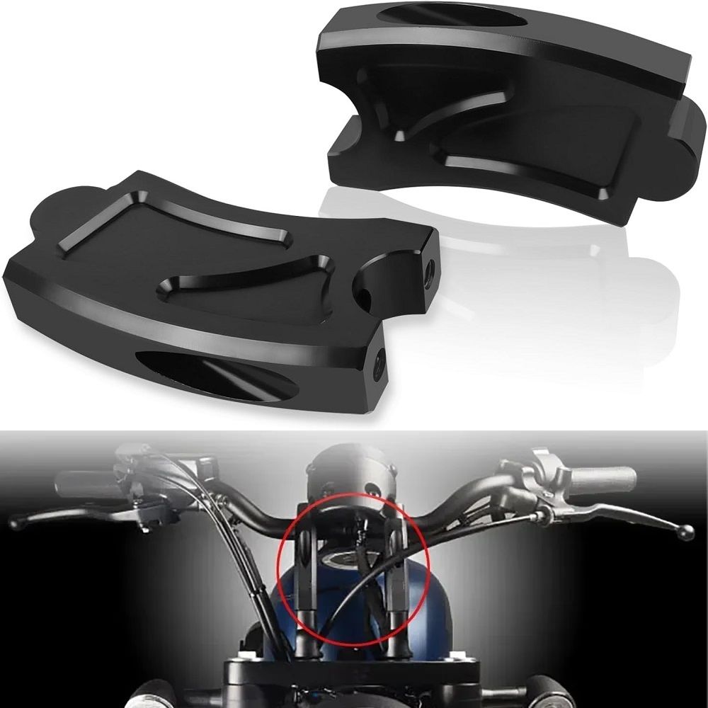 ホンダ Rebel CMX300/CMX500 用 ハンドルバーライザー 100mm上昇
