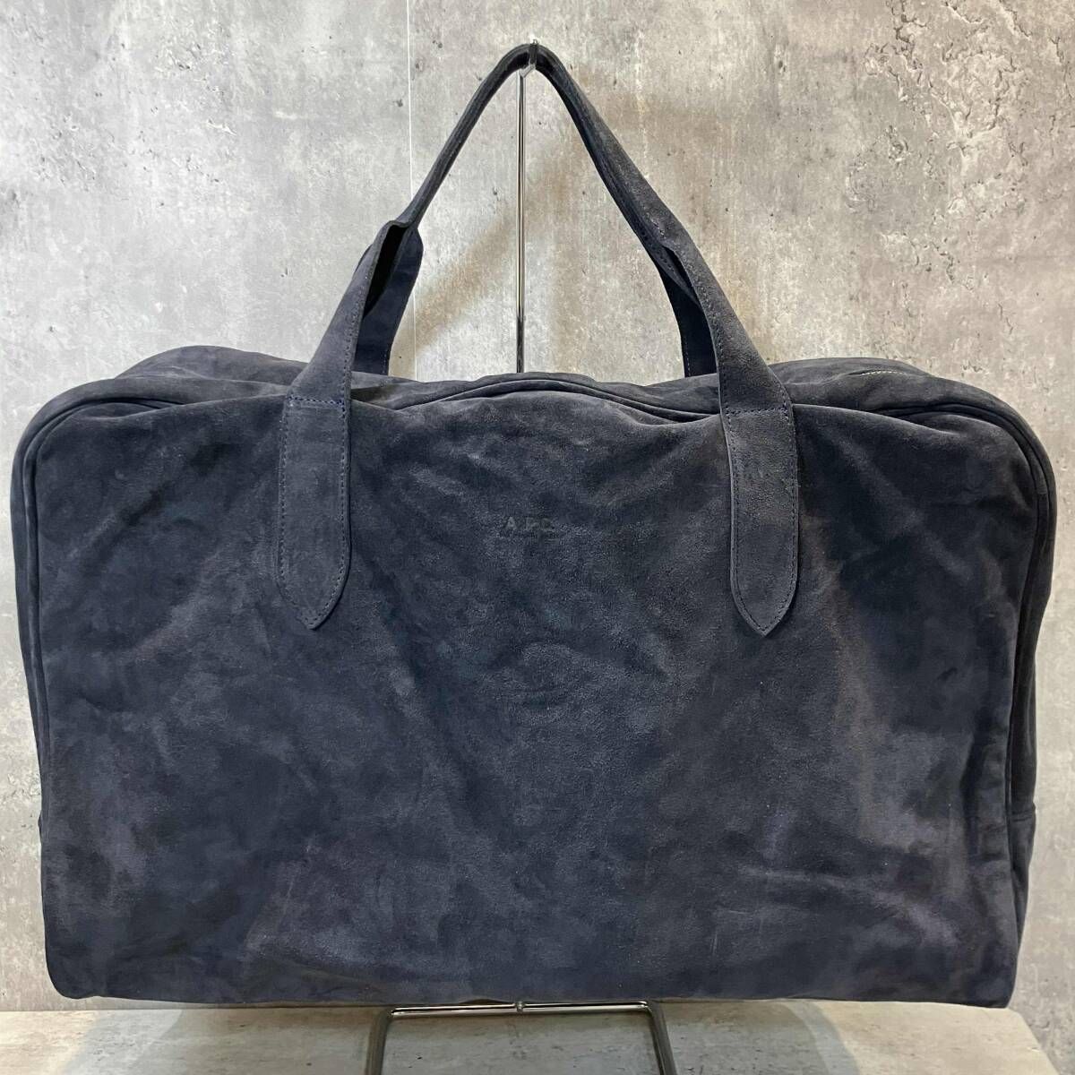 A.P.C. トートバッグ スエード ネイビー アーペーセー 6,315円