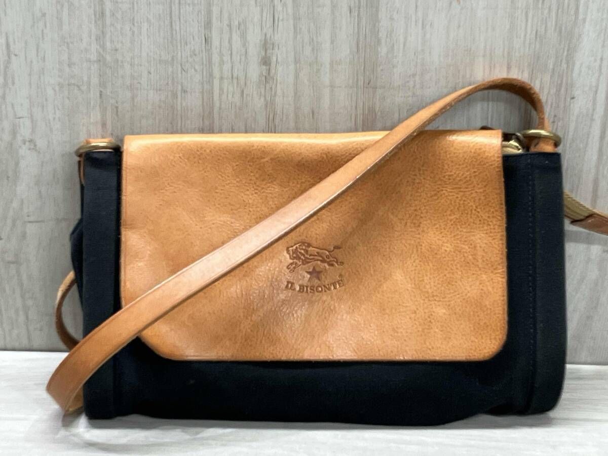 通年 IL BISONTE イルビゾンテ ショルダーバッグ ブラック 6,184円