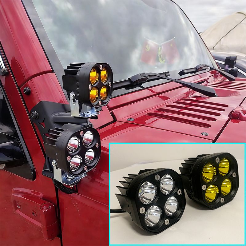3インチ 40W LED作業灯 スポット オフロード用 12V/24V対応