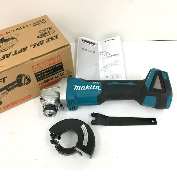 makita マキタ 100mm 充電式ディスクグラインダ GA404DZN 本体のみ 18V コードレス 電動工具★DT1836