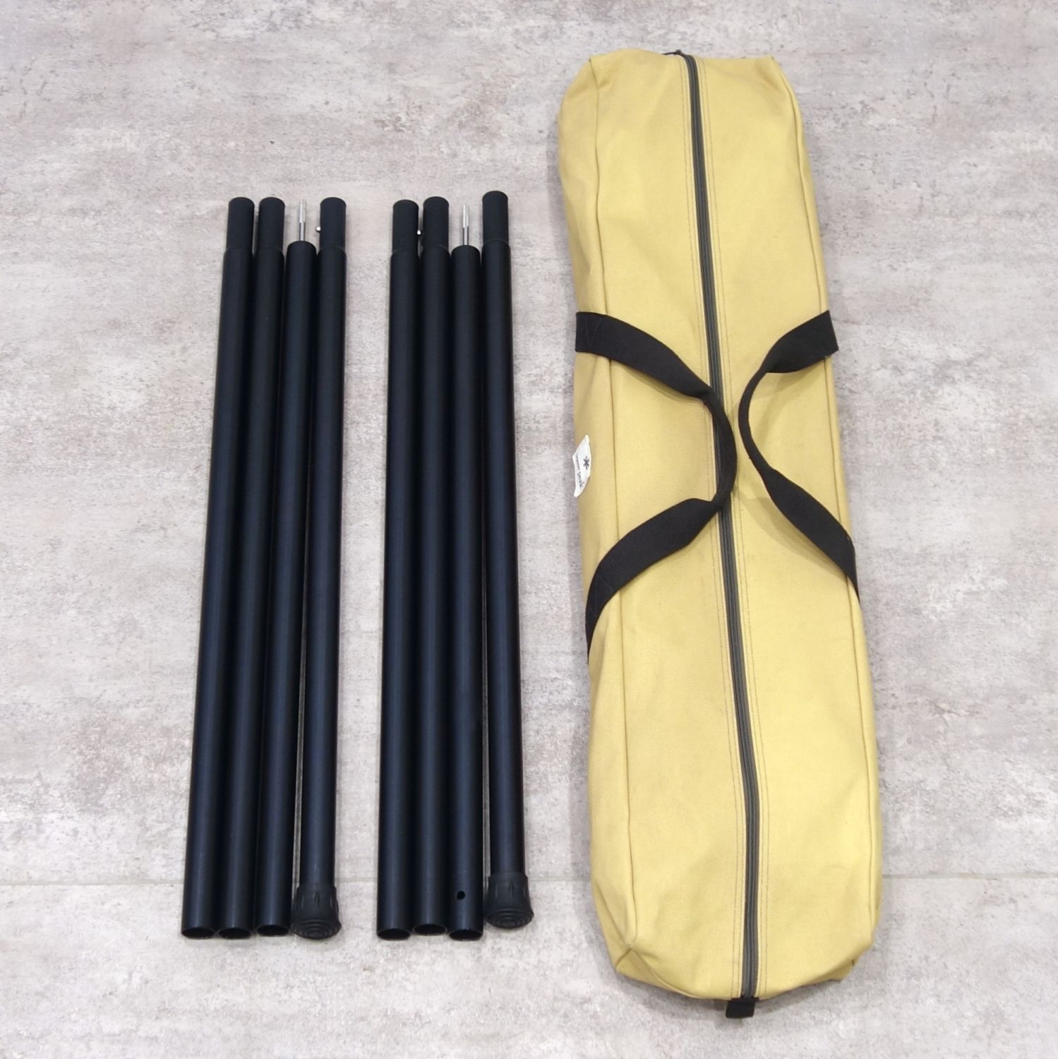 スノーピーク snowpeak ウイングポール ブラック 240cm 2本 ポー