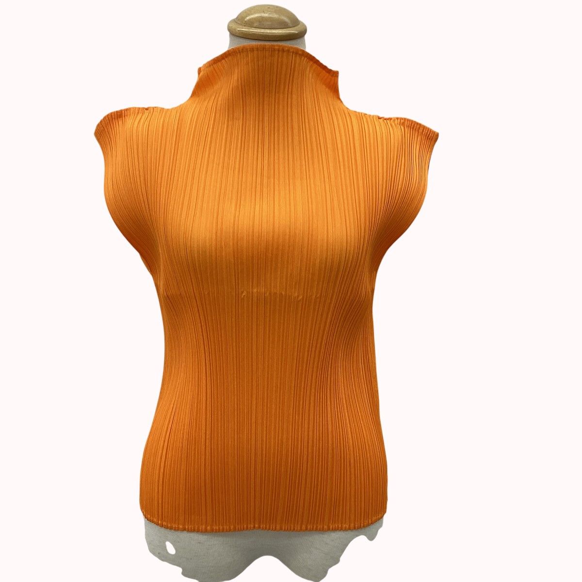 ISSEY MIYAKE イッセイミヤケ PLEATS PLEASE カットソー SIZE 3 PP33-JK102 オレンジ
