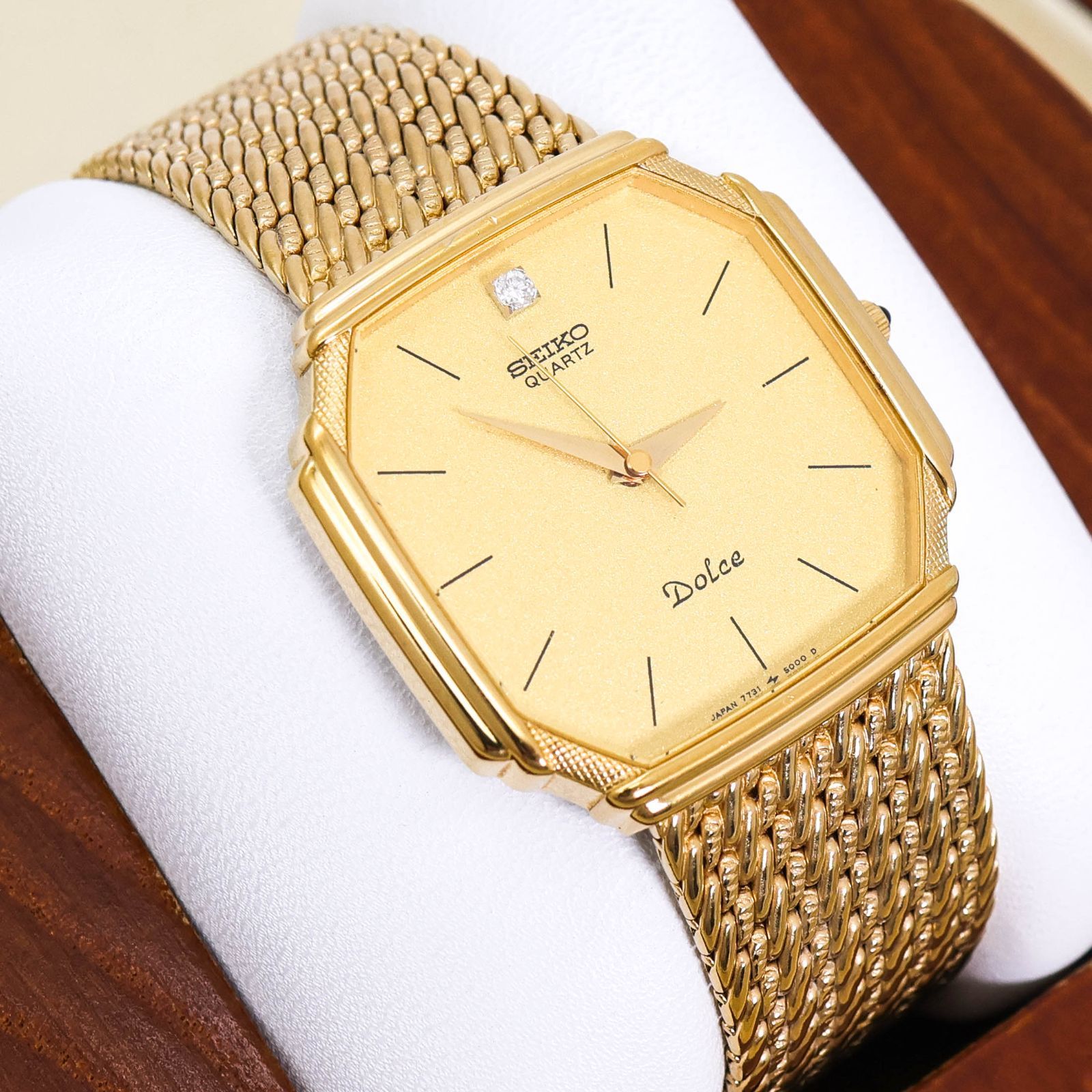 稼働 SEIKO Dolce 腕時計 SGP ゴールド 1Pダイヤ 3921 26,000円