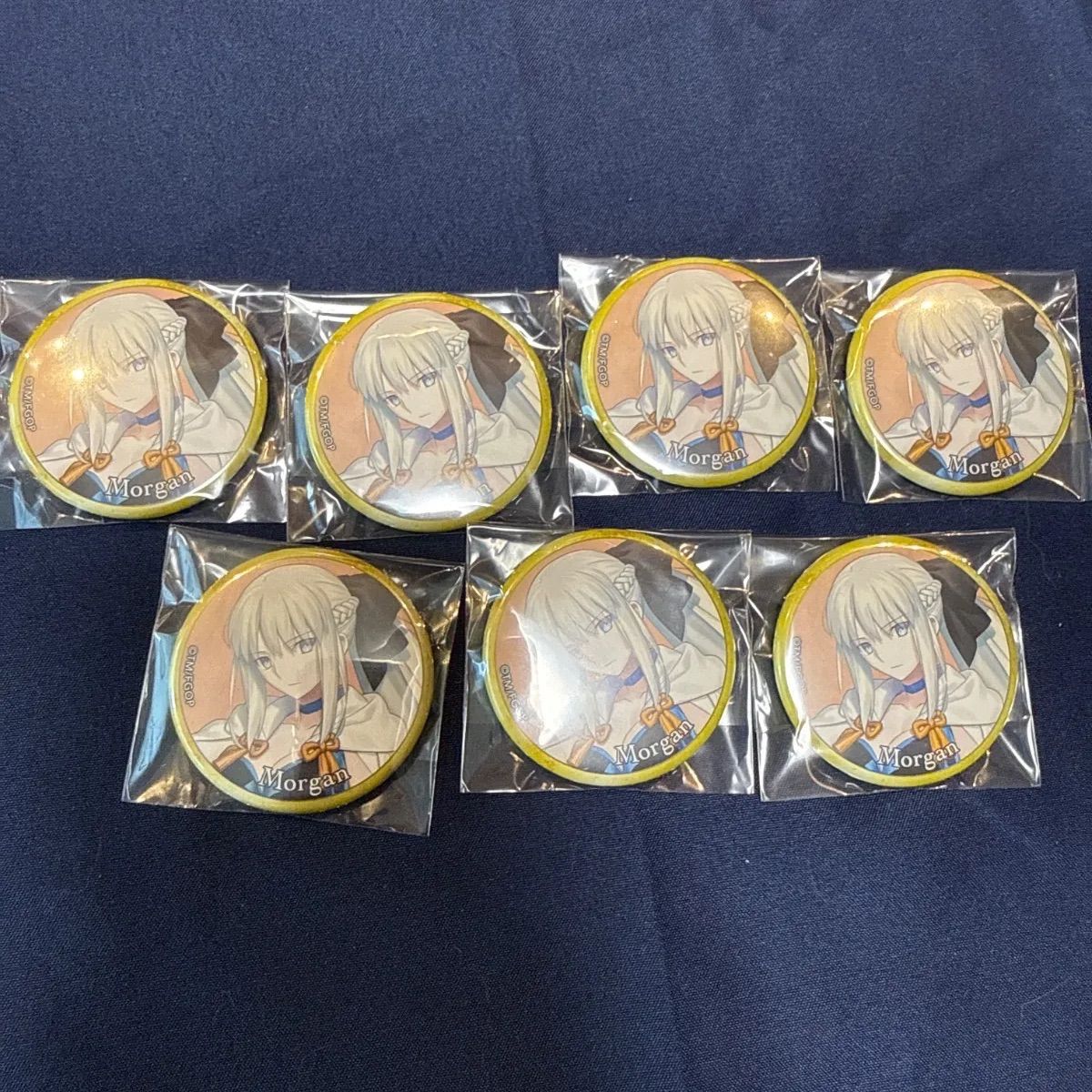 fgo 霊基召喚缶バッジセット　モルガン FGO 霊基召喚缶バッジ モルガン 7点まとめ売り - メルカリ