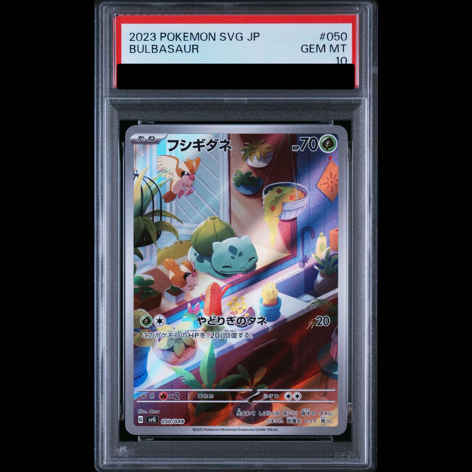 【PSA10】フシギダネ(AR仕様) S-TD 050/049 1枚
