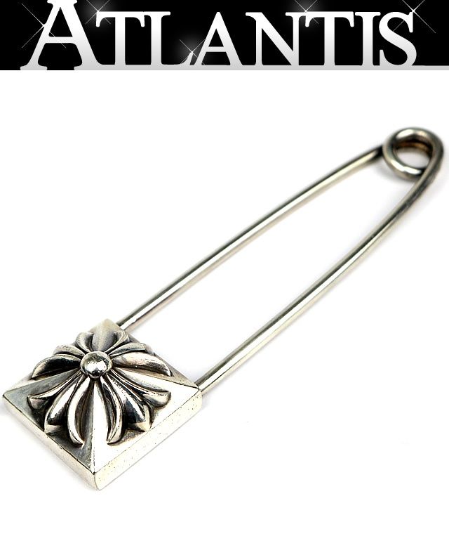 CHROME HEARTS 銀座店 クロムハーツ セーフティピン XL ピラミッド CHプラス メンズ シルバー SV925 104150