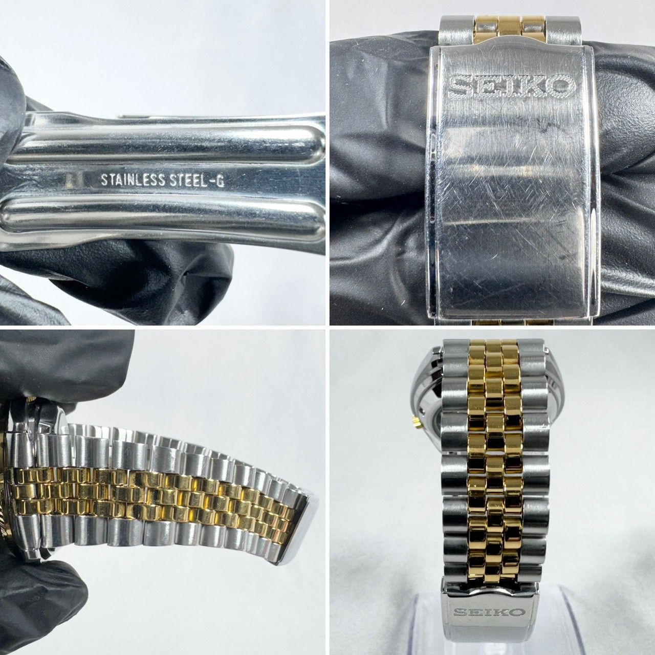 稼働品】SEIKO 5 セイコー5 7S26-0500 裏スケ 自動巻き シルバー文字盤 