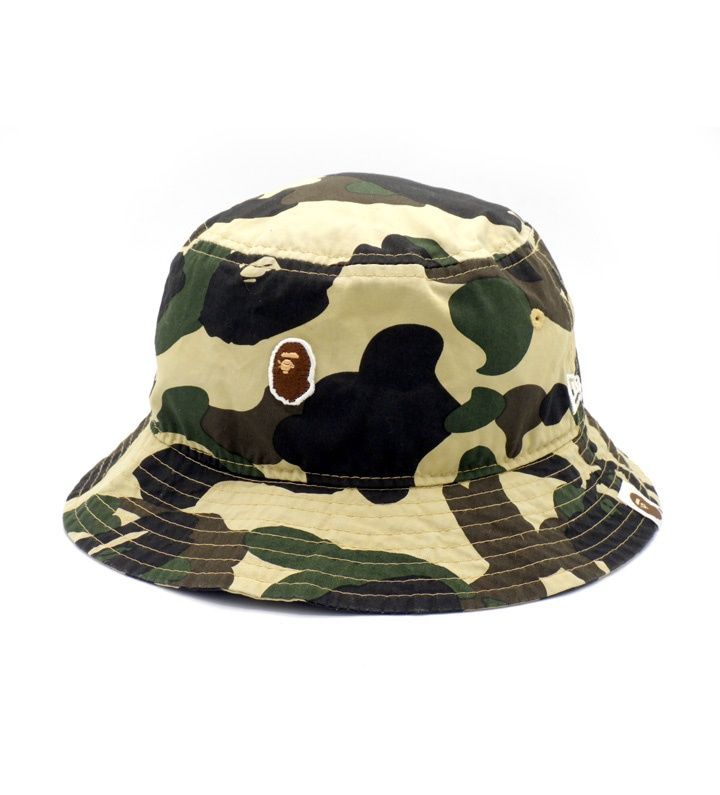 アベイシングエイプ A BATHING APE × ニューエラ NEW ERA 【 001CPH731910C 】 迷彩 バケットハット 帽子 w27852
