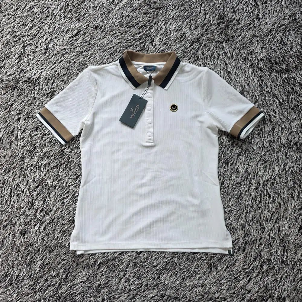 ミスぺラ ゴルフ レギュラーフィット ゴージ KARA（カラ）半袖T/レディース(M)/ST3890/新品