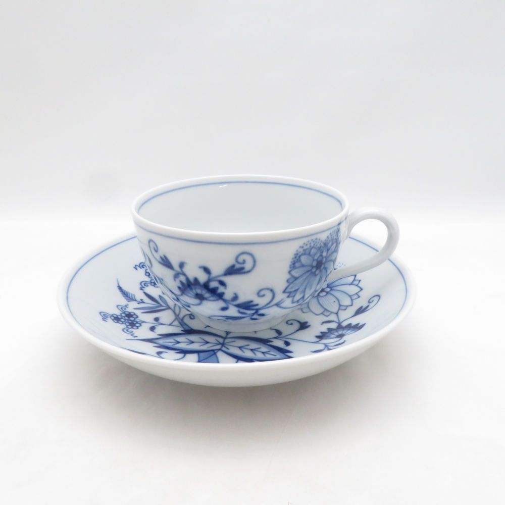 美品 MEISSEN マイセン ブルーオニオン カップ＆ソーサー SO4514C2