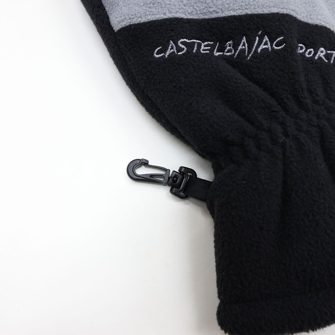 カステルバジャック CASTELBAJAC 家紋 ロゴ ミトン 手袋 #99 ブラック