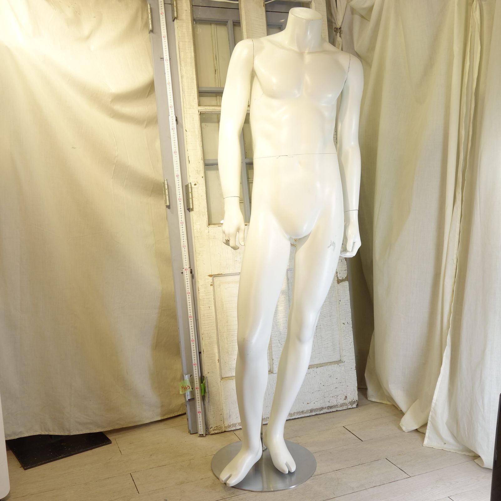 メンズマネキン アパレル 店舗 ホワイト ウエストリフトアップ 高さ調整可 全身 什器 洋服 展示 M371 11,250円