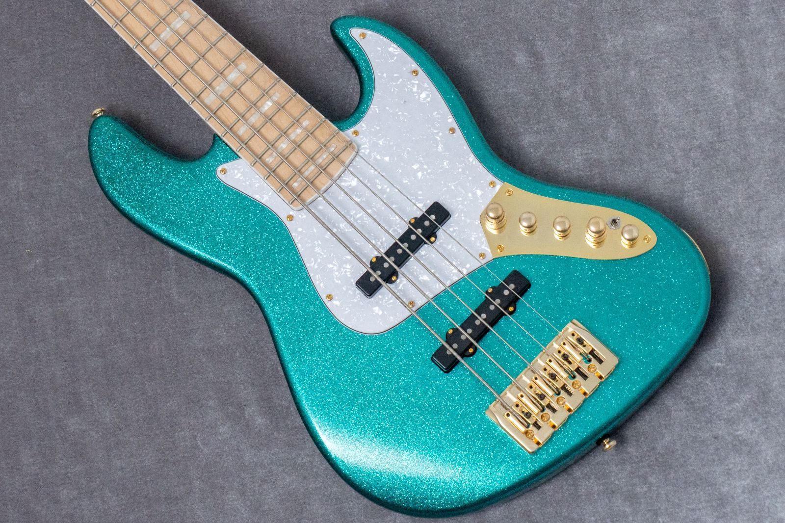 【new】Swing Guitars / Jazz Deluxe 5 Metallic Teal Green 4.8kg #26010046【GIB兵庫】エレキベース 96,195円