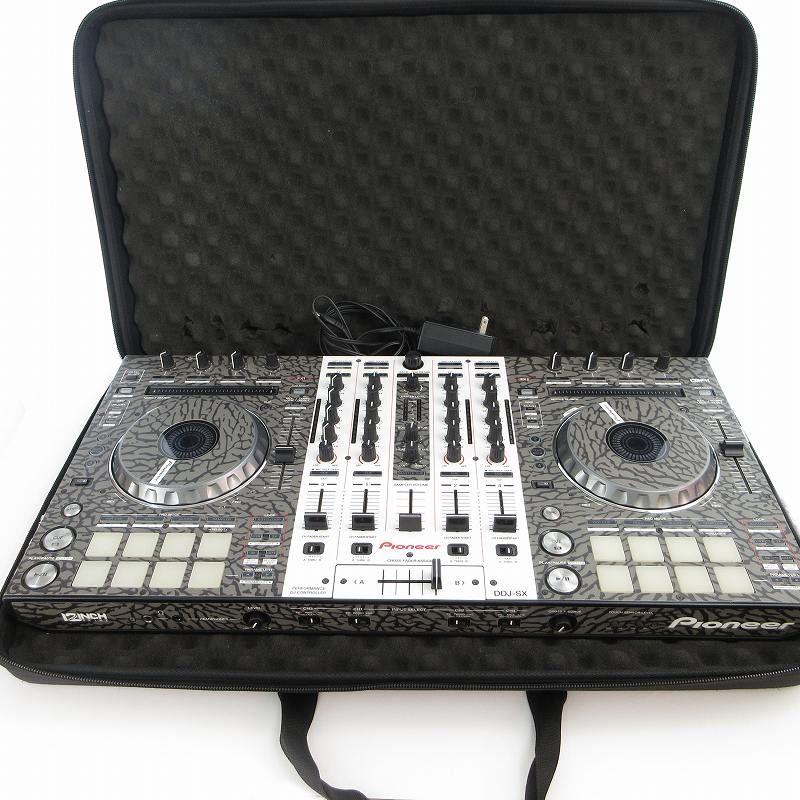 パイオニア PIONEER DDJ-SX DJ コントローラー スキンシール 電源ケーブル BUBM ケース付き 動作確認済