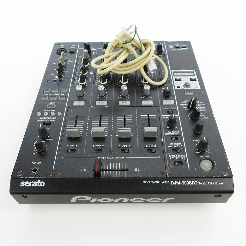 パイオニア PIONEER DJミキサー DJM-900SRT 機材 電源ケーブル 動作確認済