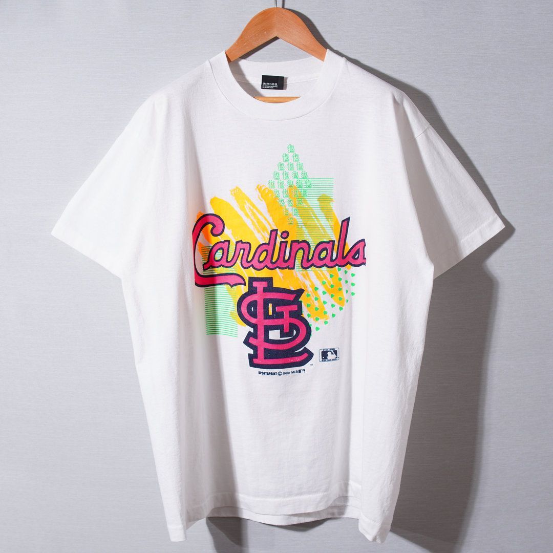 90s USA製 1990年製 MLB カージナルス Cardinals Tシャツ XL ホワイト