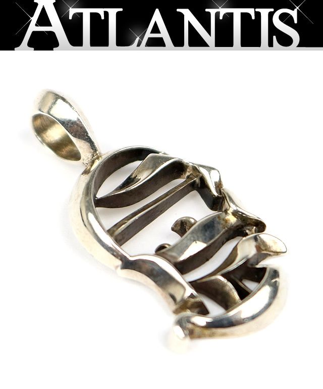 CHROME HEARTS 銀座店 クロムハーツ CH ヴァーティカル ロゴ ペンダント チャーム メンズ シルバー SV925 104176
