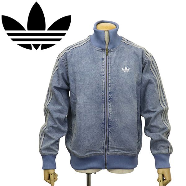 adidas (アディダス) DC091 KS4970 LIGHT WASH DENIM FIREBIRD TRACK TOP トラックトップ ウォーンブルーデニム AD384 2XL 13,200円