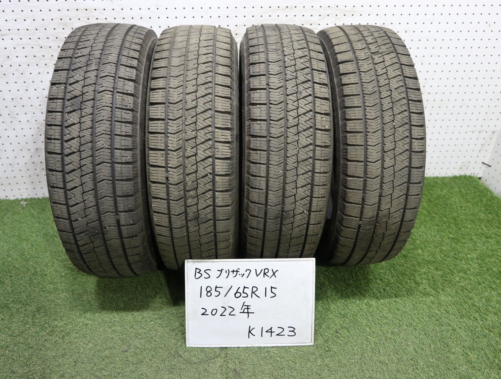 1(K1423)☆2022年製(4本セット)/BRIDGESTONE BLIZZAK VRX/ブリジストン ブリザック/185/65R15☆プリウス・ノート等に 14,600円