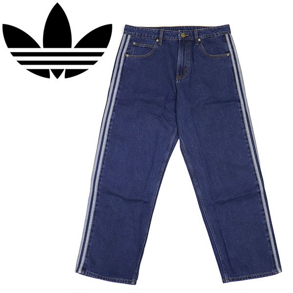 adidas (アディダス) KD1499 FIREBIRD ADICOLOR DENIM PANTS デニムパンツ ミディアムヴィンテーシデニム AD387 32インチ 10,934円