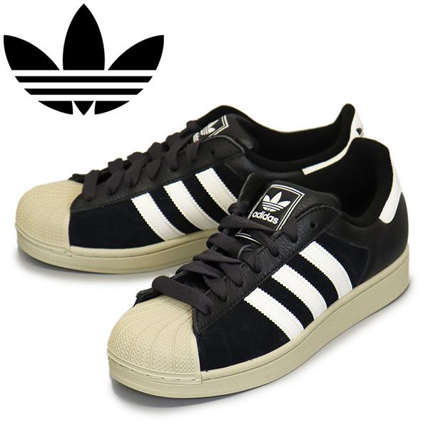 adidas (アディダス) KJ9948 SUPERSTAR II スーパースター スニーカー コアブラック/コアホワイト/カーキスリー AD398 24.5cm