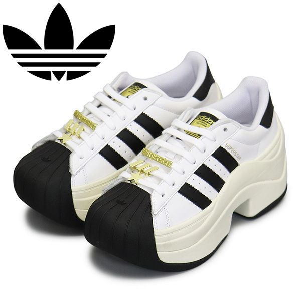adidas (アディダス) JR9895 SUPERSTAR BOLD スーパースター スニーカー フットウェアホワイト/オフホワイト/コアブラック AD391 25.0cm