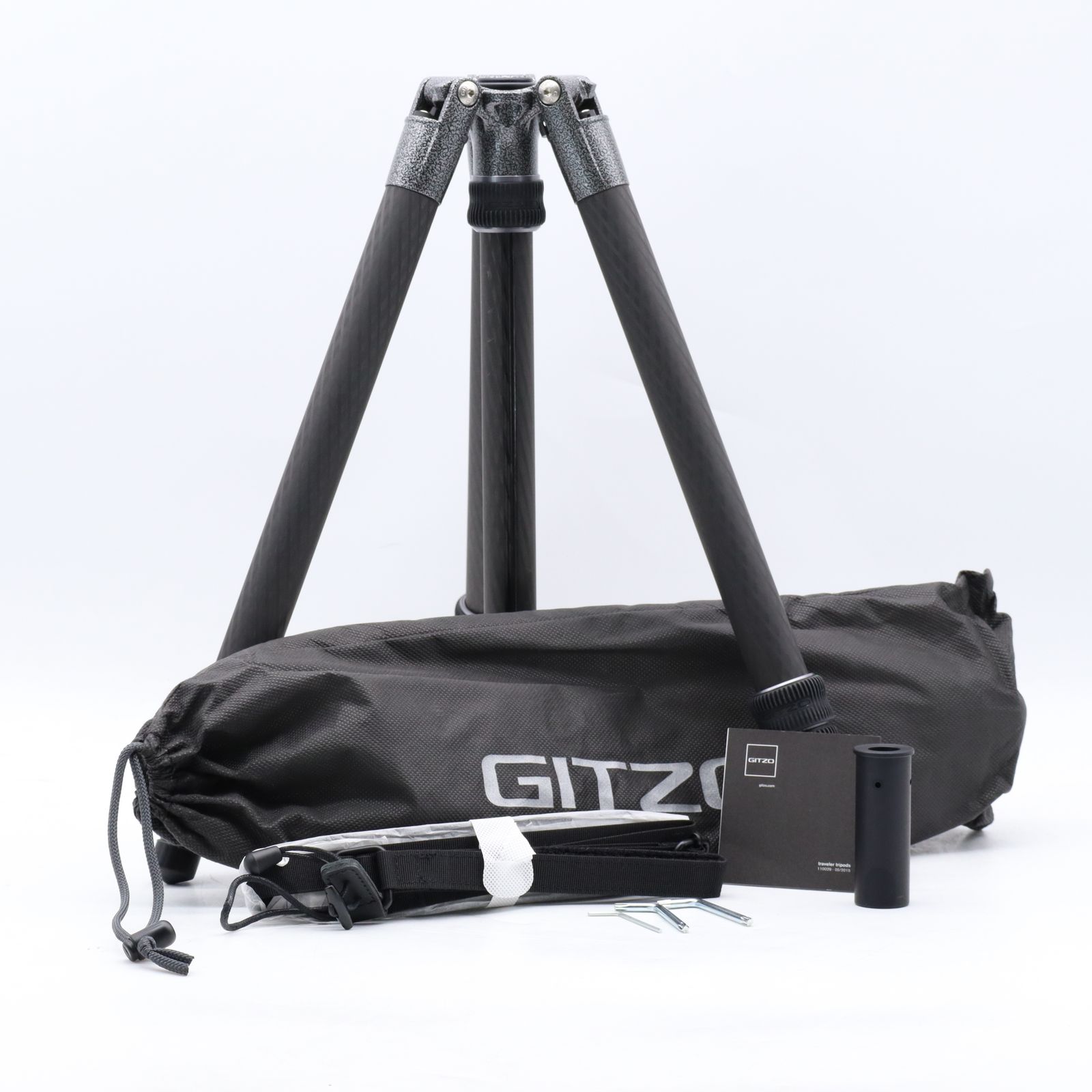 GITZO トラベラーカーボン三脚 2型4段 GT2545T｜軽量カーボン三脚 最大耐荷重12kg コンパクト トラベル撮影 ジッツオ【中古】