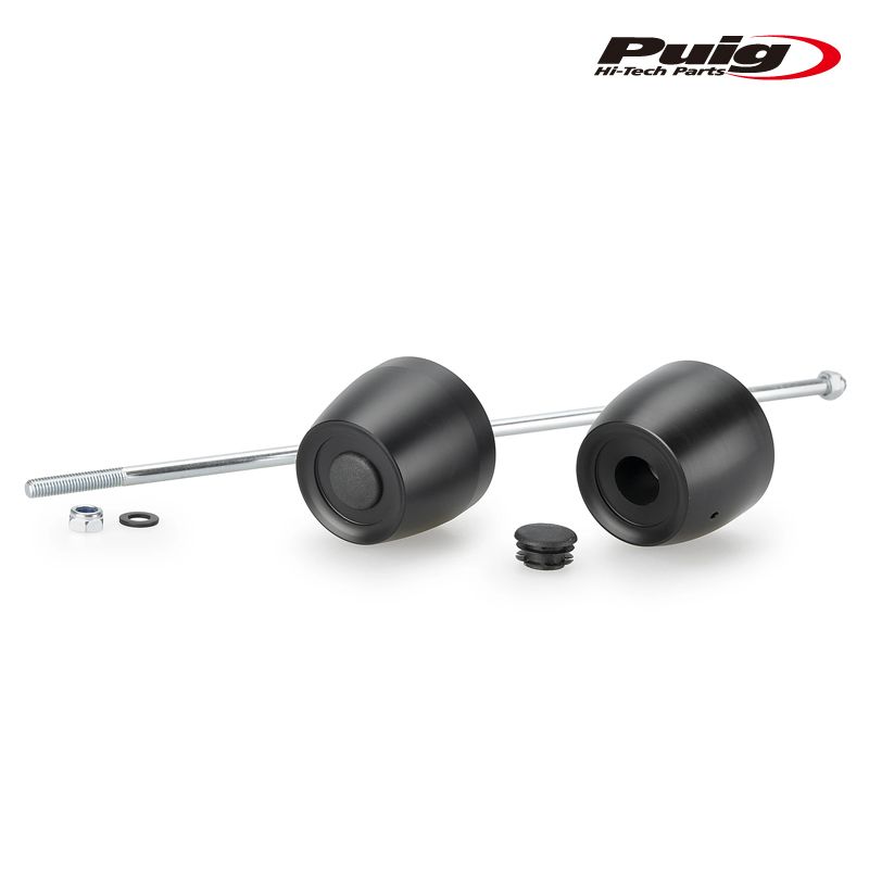 Puig 23011N FRONT FORK PROTECTOR [BLACK] APRILIA TUONO V4 1100 (25-26) プーチ フロントアクスルスライダー
