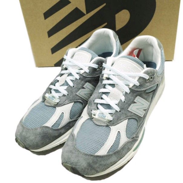 NEW BALANCE x KITH NYC ニューバランス キス 25SS 別注 イギリス製 991V2 U991KH2 US10.5D(28.5cm) Asphalt/Lead/Oyster Mushroom MADE IN ENGLAND スニーカー 32,357円
