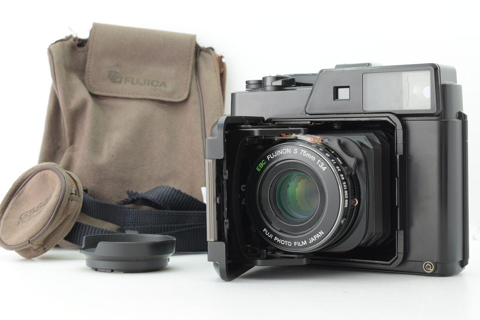 【美品】Fujifilm GS645 Professional 75mm f3.4 富士フィルム 蛇腹 中判カメラ EF-TN-JP2843